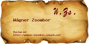 Wágner Zsombor névjegykártya
